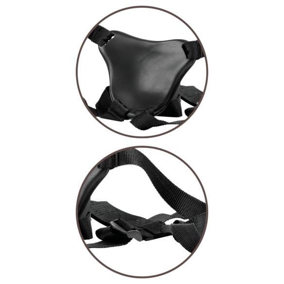 King Cock Elite Comfy Body Dock Strap-On (Brown)