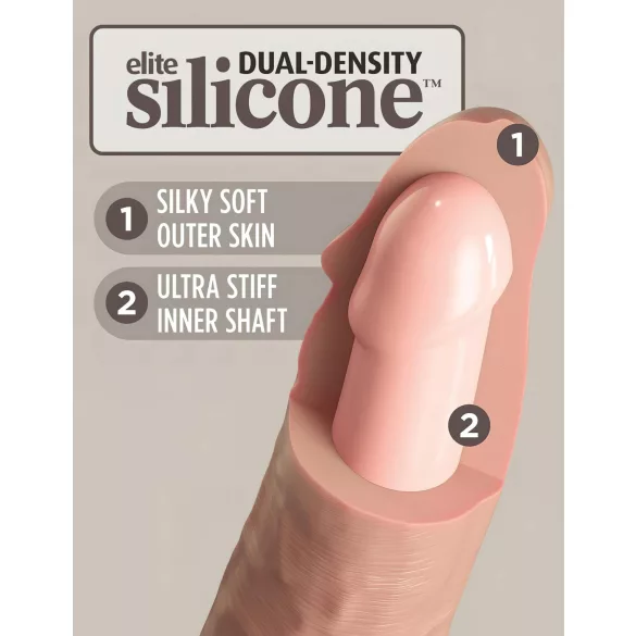 King Cock Elite Beginner's - Strap-On Dildo (Natural)
