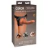 King Cock Elite Comfy - Strap-On Dildo with Harness (Dark Natural)