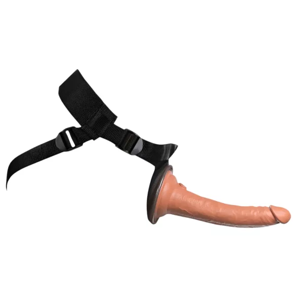 King Cock Elite Comfy - Strap-On Dildo with Harness (Dark Natural)