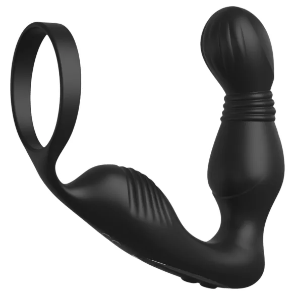 Pipedream Anal Fantasy Elite - prostate vibrator with penis ring (black)