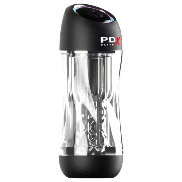 PDX ViewTube Pro - Suction & Vibration Masturbator (Black)