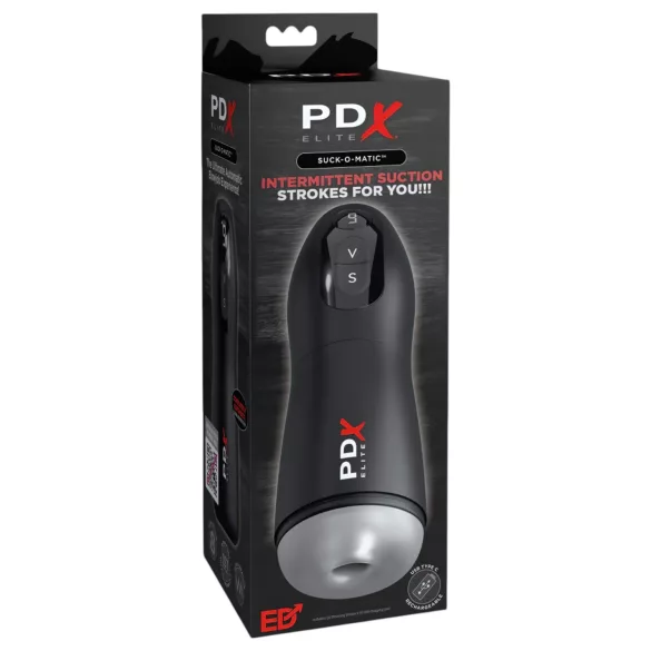 PDX Suck-O-Matic - Rechargeable Automatic Masturbator (Black)