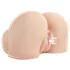 PDX Elite - suction & vibrating 2‑in‑1 masturbator (natural)
