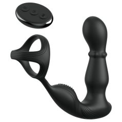   Anal Fantasy Ass-Gasm - Rotating Anal Vibrator with Penis Ring (Black)