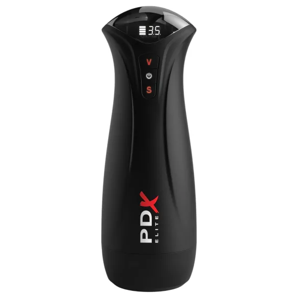 PDX Elite - Suction & Vibration Masturbator (Black)