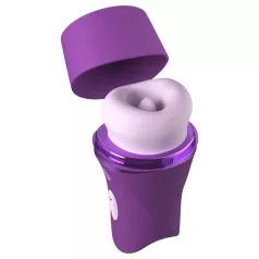   Fantasy For Her Lush Kiss Plush - suction & licking clitoral stimulator (purple)