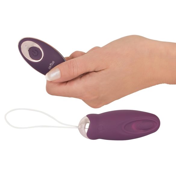 Javida - Purple Pulsating Radio-Controlled Vibrating Egg