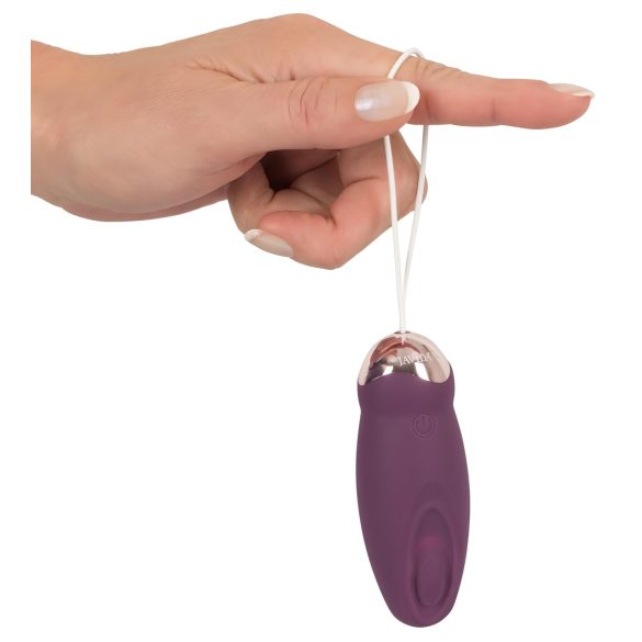 Javida - Purple Pulsating Radio-Controlled Vibrating Egg