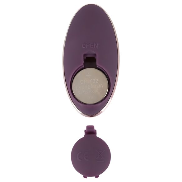 Javida - Purple Pulsating Radio-Controlled Vibrating Egg