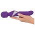 Javida Wand & Pearl - 2-in-1 Massaging Vibrator (Purple)