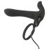 Black Velvets - Rechargeable 2‑in‑1 Vibrator and Cock Ring (Black)