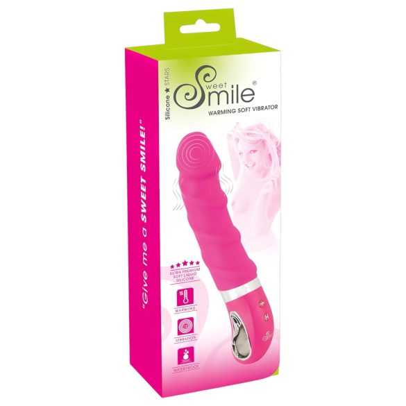 SMILE Soft - Rechargeable Warming Vibrator (Pink)