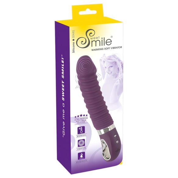 SMILE Soft - Rechargeable Warming Vibrator (Purple)