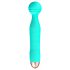 Cuties Mini Wand - Rechargeable, Waterproof Massager Vibrator (Green)