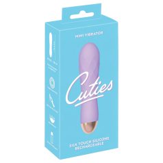 Cuties Mini - Cordless Waterproof Textured Vibrator (Purple)