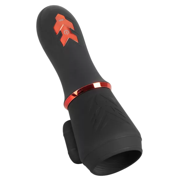 Rebel - Rechargeable Dual Motor Acorn Vibrator (Black)