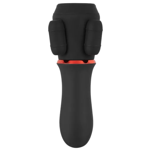 Rebel - Rechargeable Dual Motor Acorn Vibrator (Black)