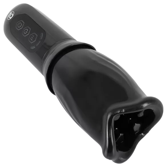 STROKER Rotating - Rechargeable Rotating Oral Simulator (Black)