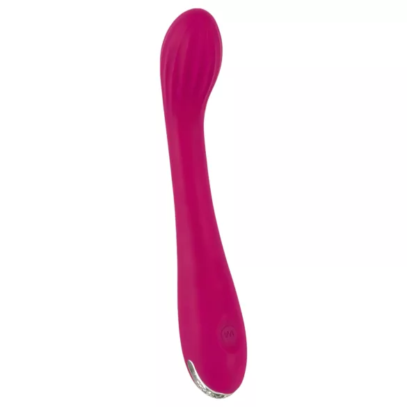 SMILE Rechargeable Ribbed G-Spot Vibrator (Purple)