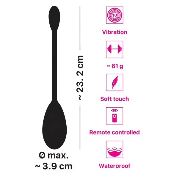 You2Toys RC Love Egg - Rechargeable Vibrating Egg (Purple)