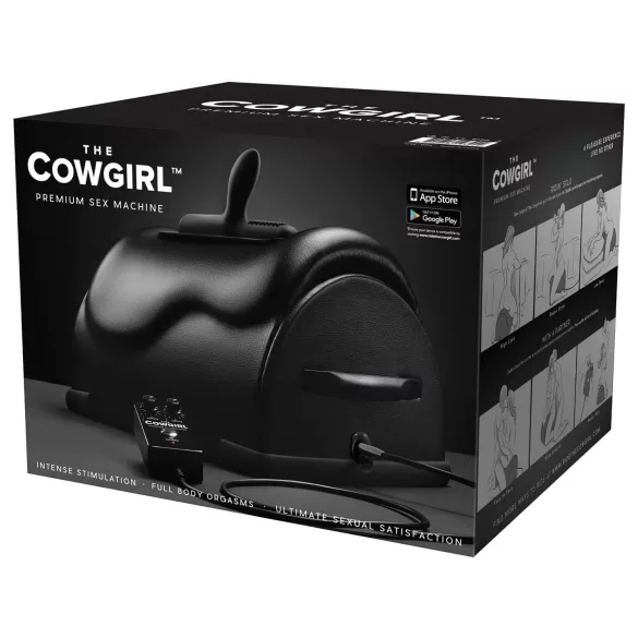 The Cowgirl Premium Riding - Rodeo Intim Machine (Black)