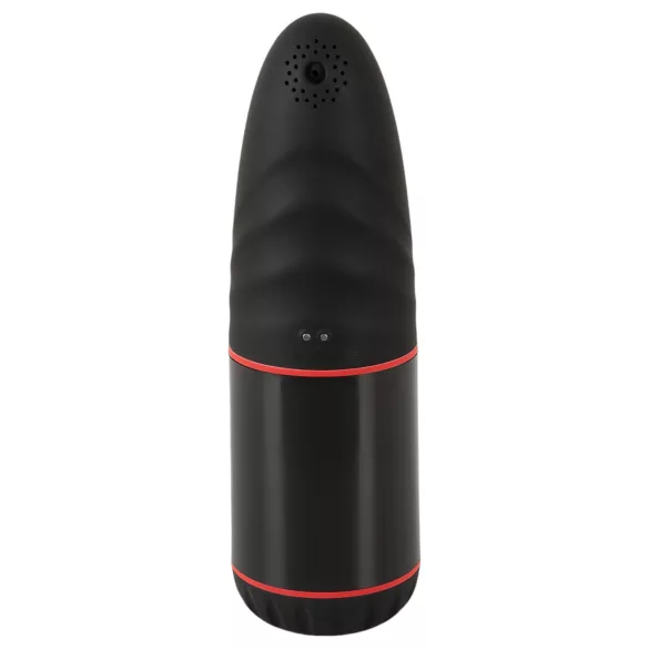 WYNE 02 - Rechargeable Vibrating-Suction Pleasure Device (Black-White)