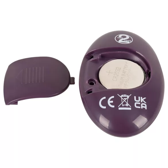 Couples Choice - Rechargeable Radio-Controlled Penis Ring (Purple)