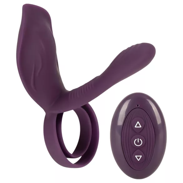 Couples Choice - Rechargeable Radio-Controlled Penis Ring (Purple)