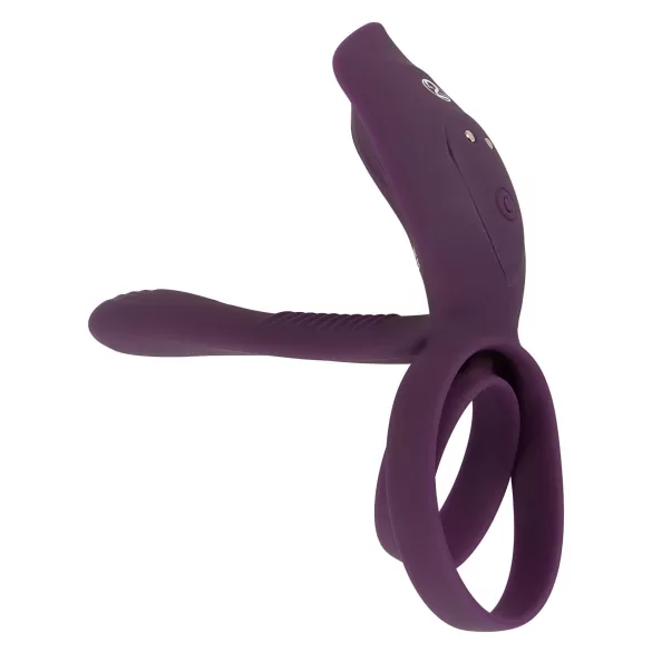Couples Choice - Rechargeable Radio-Controlled Penis Ring (Purple)