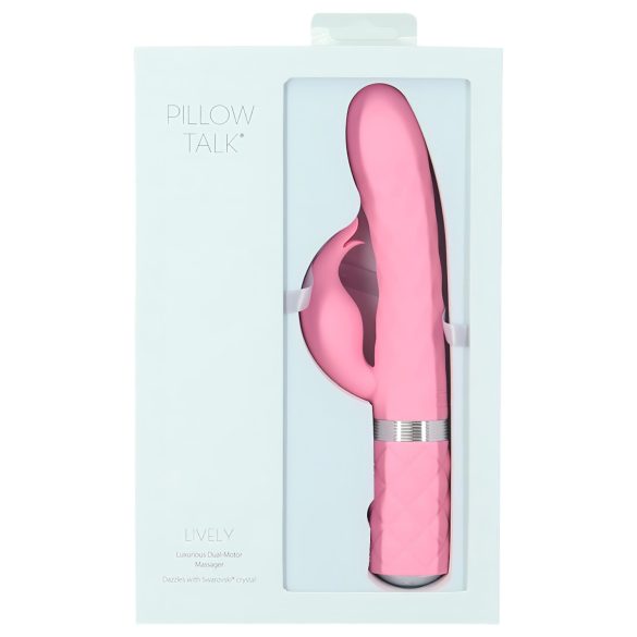 Pillow Talk Lively - Rechargeable Vibrator with Clitoral Arm (Pink)