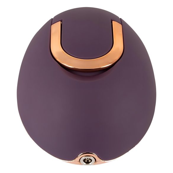 Belou - Rechargeable Rotating Vulva Massager Vibrator (Purple)
