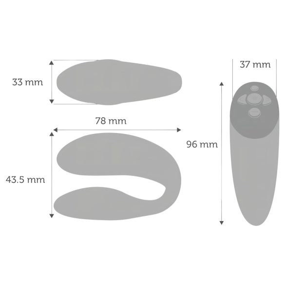 We-Vibe Chorus - Smart Rechargeable Couples Vibrator (Orange)