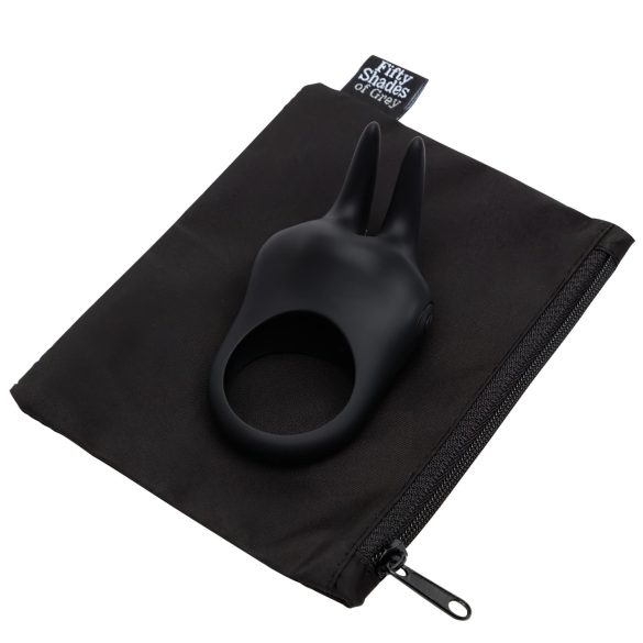 Fifty Shades of Grey - Black Vibrating Clit-Stimulating Ring