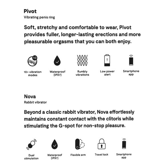 We-Vibe Date Night - Couple's Vibrator Set (2 Pieces)