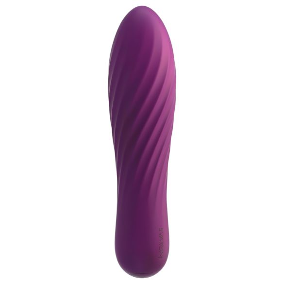 Svakom Tulip - Rechargeable Mini Wand Vibrator (Purple)