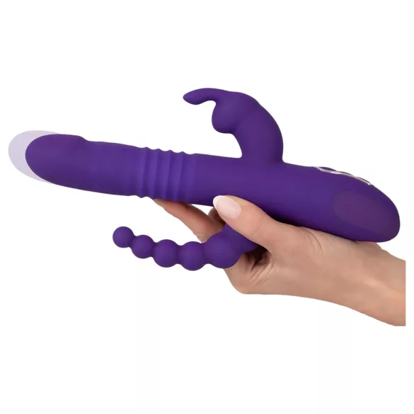 SMILE Triple - Rechargeable Triple-Arm Rotating Vibrator (Purple)