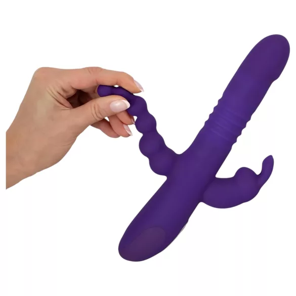 SMILE Triple - Rechargeable Triple-Arm Rotating Vibrator (Purple)