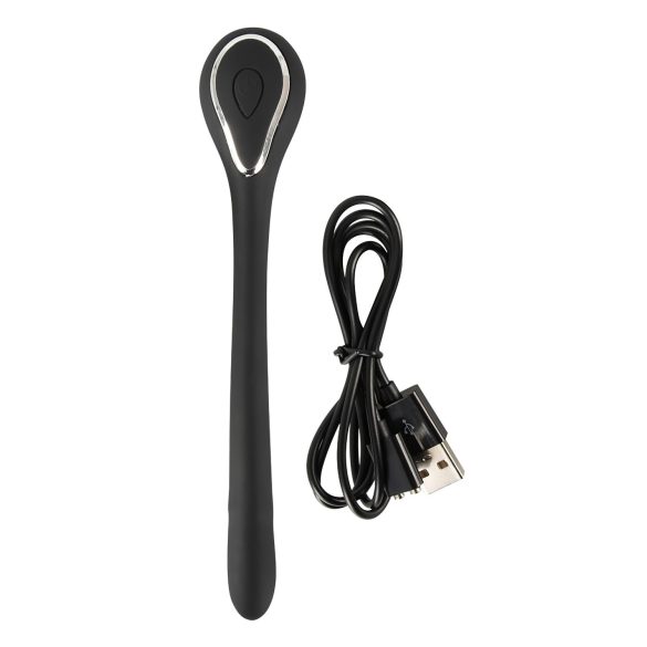 Rechargeable Vibrating Dilator (1cm) - Black