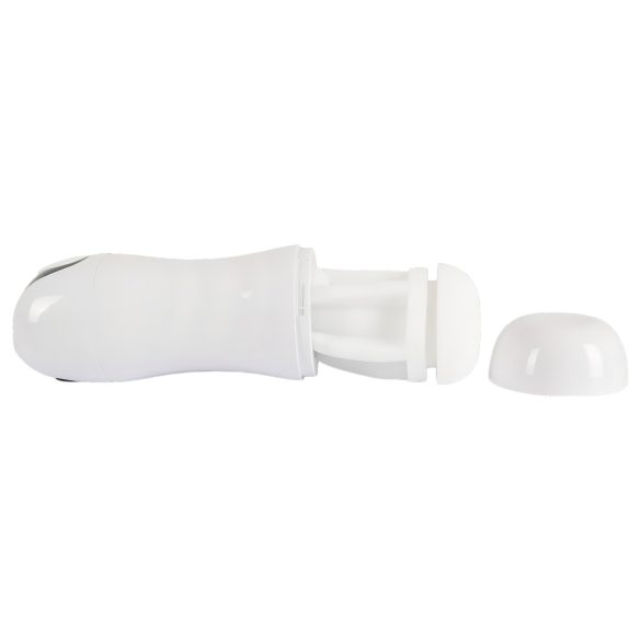 STROKER - Rechargeable, Suction-Vibrating Masturbator (White)