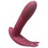Javida RC - Wireless 3-Function Clitoral Vibrator (Red)