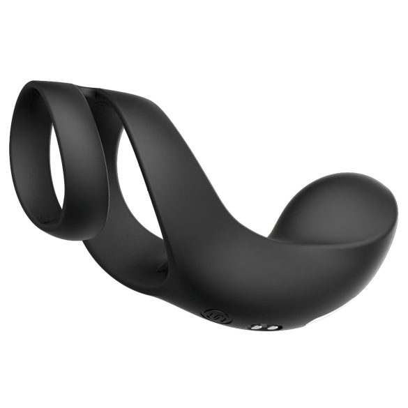 Svakom Benedict - Black Vibrating Penis Ring & Perineum Stimulator