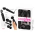 Couples Choice - Rechargeable Warming Massage Vibrator (Black)