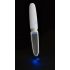 Liaison Straight - Rechargeable LED Vibrator (Clear White)