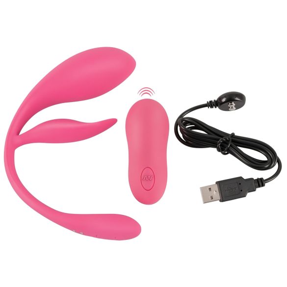 SMILE - Rechargeable Pink Vibrating Egg with Radio Control