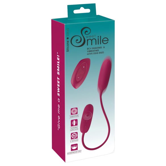 Smile Love Egg Duo - Vibrating Pleasure Eggs Set (Front & Back)