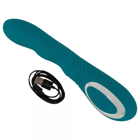 SMILE - Rechargeable Waterproof G-Spot Vibrator (Green)