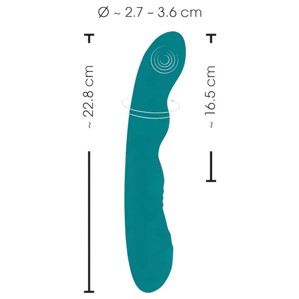 SMILE - Rechargeable Waterproof G-Spot Vibrator (Green)