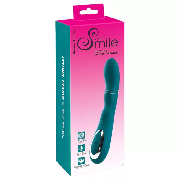 SMILE - Rechargeable Waterproof G-Spot Vibrator (Green)