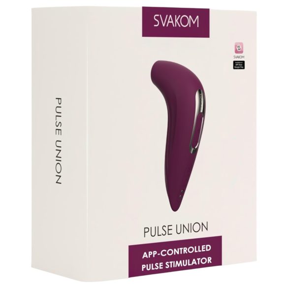 Svakom Pulse Union - Smart Air Wave Clitoral Stimulator (Purple)